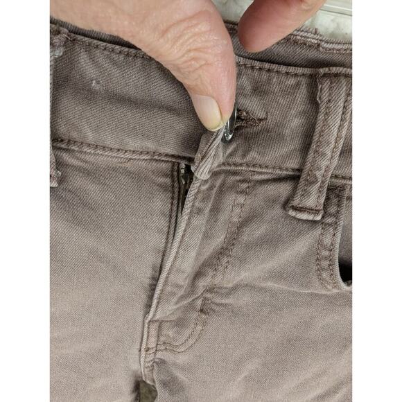 American Eagle Outfitters AEO Shorts Women’s 2 Mauve Midi Super Stretch Soft - Picture 2 of 11